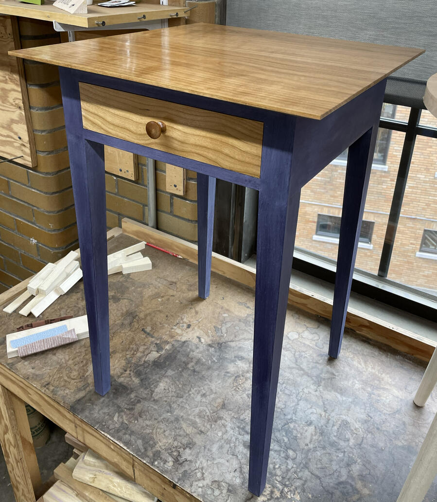 Wood pattern in process