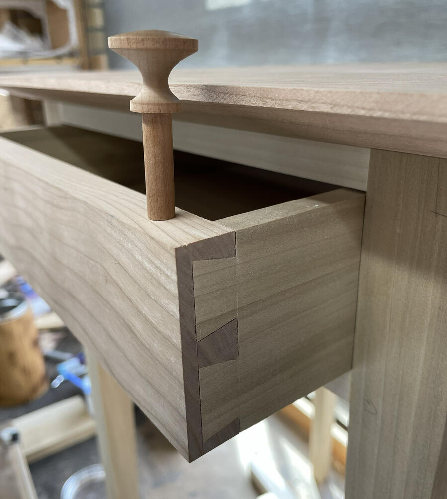 Wood pattern in process